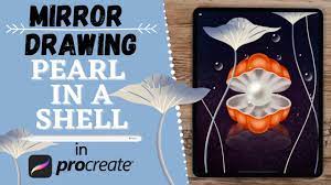 Maybe you would like to learn more about one of these? Mirror Drawing Symmetry Tool In Procreate Pearl In A Shell Drawing Tutorial Youtube Mirror Drawings Shell Drawing Drawings