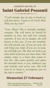 St Gabriel Possenti Saint Gabriel Faith Our Lady Of Sorrows