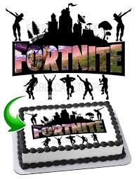 Fortnite Birthday Sheet Cake Ideas Edible Fortnite Cake Topper Simply Cover Any 1 4 Sheet Cake For A Custom Birthday Cake Fortnit Edible Image Cake Birthday Sheet Cakes Custom Birthday Cakes