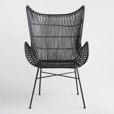 Pin By Sl Stealth On P Vi Restaurant Rattan Outdoor Chairs Black Rattan Chair Wingback Dining Chair
