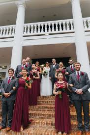 Maroon Bridal Party Bridal Party Color Ideas Bridal Party Photo Ideas Classy Wedding P Bridal Parties Colors Wedding Parties Colors Bridal Party Photos