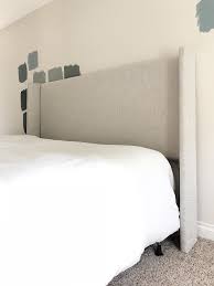 Flip the headboard back so that the fabric is on the floor. Diy Upholstered Wingback Headboard For 80 Angela Rose Home
