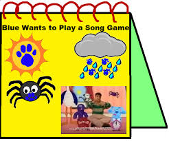 Clues From Blue Wants To Play A Song Game Blue S Clues Songs Blues Clues