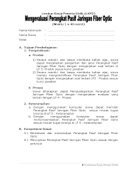 Kelas viii / pembahasan soal. Soal Essay Fiber Optik Lakaran