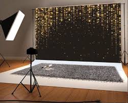 Black And Gold Backdrop Diy 7x5ft 220x150cm Black Photo Backdrop Gold Glitter Photography Prop Background For Party Diy Photo Backdrop Photo Backdrop Party Photo Backdrop