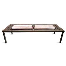 Original repurposed iron gate with beautiful old blackened painted patina. Vintage Iron Gate Coffee Table Furniture Design Mix Gallery