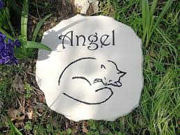 A personalized engraved garden stone can add just the right accent to yours or a friend's garden. Cat Memorials Feline Memorial Stones And Markers