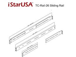 Amazon.com: 26 Inch Sliding Rail Kit for Most Rackmount Chassis :  Electronics