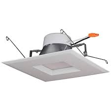 Satco 5 6 White Square 3000k Led Recessed Retrofit Trim 82n73 Lamps Plus