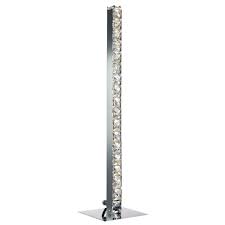 | led chrome table lamps. Clover Chrome Led Table Lamp With Crystal Glass Adjustable