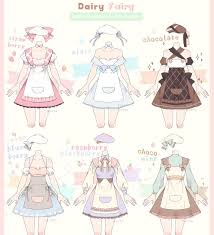 Closed Dairy Fairy Outfit Adoptable 16 By Black Quose