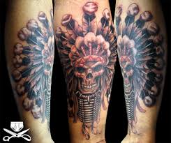 Native american tattoos offer a wide variety of choice in color, design and symbol patterns. 20 Native American Skull Tattoos