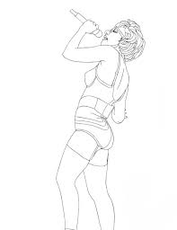 Click the lady gaga coloring pages to view printable version or color it online (compatible with ipad and android tablets). Lady Gaga 123978 Celebrities Printable Coloring Pages