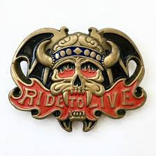People really like it too. Live To Ride Biker Belt Buckle Metal Skull Herren Gurtelschnallen