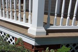 Peeling paint at the base of a porch column or deck post often indicates that the base has been and still is wet. Porch Columns Design To Installation Free In Home Estimates