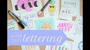 Calligraphy font generator is being developed with lots of love and care for your time and experience. Simple Hand Lettering One Trick Many Fonts Youtube
