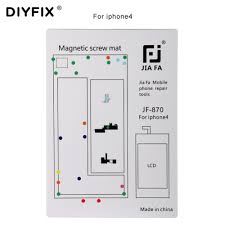 diyfix 1pc magnetic screw mat for iphone 4 4s 5 5s 6s 6s