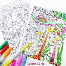 Click the download button to find out the full image of best friends coloring pages for adults. Printable Coloring Pages For Adults 15 Free Designs Everythingetsy Com