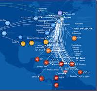 JetBlue's new route map: More than just destinations ...