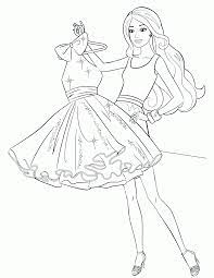Print out these free coloring pages to entertain your kids. Barbie Cartoon Coloring Pages Coloring Home