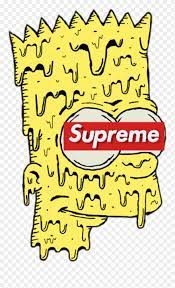 Back to 84 supreme iphone wallpapers smoke bomb background. Bart Simpson Supreme Tapete Foto Hd 880x1443 Wallpapertip