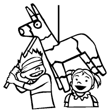 Boy About To Hit The Pinata In Cinco De Mayo Coloring Pages Best Place To Color Coloring Pages Cinco De Mayo Coloring Pictures