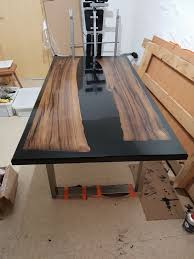 River Epoxy Table Live Edge Wood Furniture Resin Furniture Table