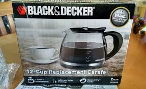 Black And Decker Coffee Pot Replacement White Black Decker 12 Cup Replacement Carafe In Box Gc3000b Carafe Black Decker Decker