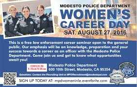 The department is committed in maintaining law and order. Modesto Police Seeks To Add Women To The Force Capradio Org