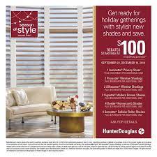 Choose the perfect fabric & color to match any room décor. Hunter Douglas Season Of Style Carpet One Floor Home