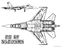 This is a fighter jet that can be any airplane you want it to be. Airplane Coloring Page Printable Sheets Military Airplane Fighter Jets 2021 A 3019 Coloring4free Coloring4free Com