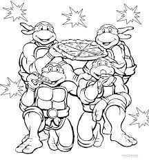 The turtle's shell is part of its skeletal system and makes up its spine and ribs. Teenage Mutant Ninja Turtles Coloring Pages Print Them For Free