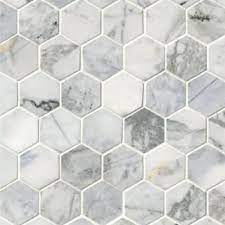 Floor covering shop, inc., wr fidelity floors, absolute building solutions, llc, 4 seasons home improvement, new england floor and carpet. Ashford Carrara Polished Hex Marble Wall And Floor Tile 2 In 2021 Marble Wall Wall And Floor Tiles Tile Floor