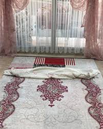 Sola Kaydir Sungerli Kadife Lastikli Hali Ortusu Zumrut Ev Dekorasyon