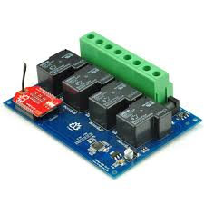 With this setup you can control almost anything: Tsrw430 4 Channel Wifi Smartphone Controlled 30a Relay Board With Enclosure
