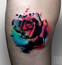 Watercolor Rose Tattoo Inkstylemag Rose Tattoo Design Watercolor Rose Tattoos Colorful Rose Tattoos