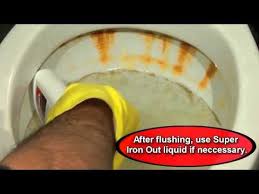 Toilet Bowl Iron Stain Removal Do It In 15 Minutes No Scrubbing Youtube Clean Toilet Bowl Stains Cleaning Toilet Stains Toilet Bowl Stains