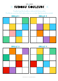 Et après cela, ceci peut être le initial impression: Sudoku Des Couleurs Momes Net