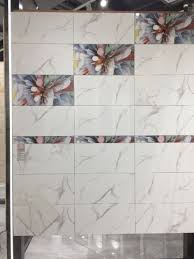 With these border tiles one can create zones, highlight a specific area, depict that an area finishes there or use it as a frame. White Marble Design Bathroom And Kitchen Wall Tile China Glazed Tile Ceramic Tile Made In China Com