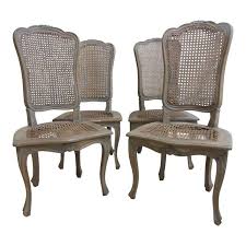 Antique Italian Regency Double Caned Dining Chairs Set Of 4 French Country Dining Room Dining Chairs Chair