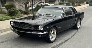 Image result for Raven Black 1965 Mustang