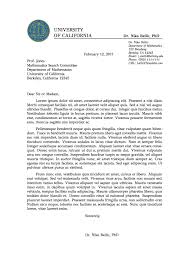 Latex Templates Formal Letters