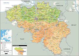 Kingdom of belgium independent country in western europe detailed profile, population and facts. Large Size Political Map Of Belgium Worldometer