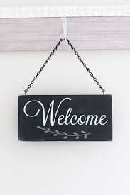 Hanging from the ceiling, these hanging directional sign offers high visibility without obstructing the space below. Welcome Sign Hanging Door Sign Custom Sign Wall Art Wood Etsy Wooden Welcome Signs Custom Sign Welcome Signs Front Door