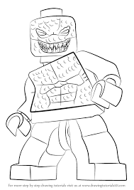 Learn How to Draw Lego Killer Croc (Lego) Step by Step : Drawing Tutorials