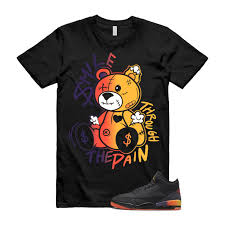 3 J Balvin Rio Black Solar Flare Total Crimson Abyss T Shirt Match SM2
