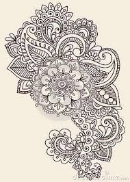 Circle Henna On Paper Google Search Paisley Tattoos Henna Tattoo Designs Paisley Doodle
