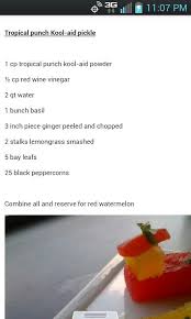 Kool Aid Pickled Watermelon Thai Basil And Rice Wine Vinegar Chef Matt Levin At Adsum S In Philadelphia Delish Recipes Watermelon Pickles Kool Aid