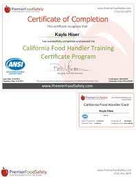 The centers for disease control & prevention (the cdc) advises that approximately 1 of 6 individuals living in the united states will fall ill by eating food that has been contaminated by a foodborne illness. Ca Food Handler Card