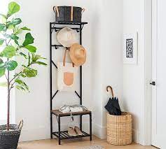 Andrew Narrow Hall Tree In 2021 Narrow Hall Tree Entryway Furniture Entryway Hall Tree